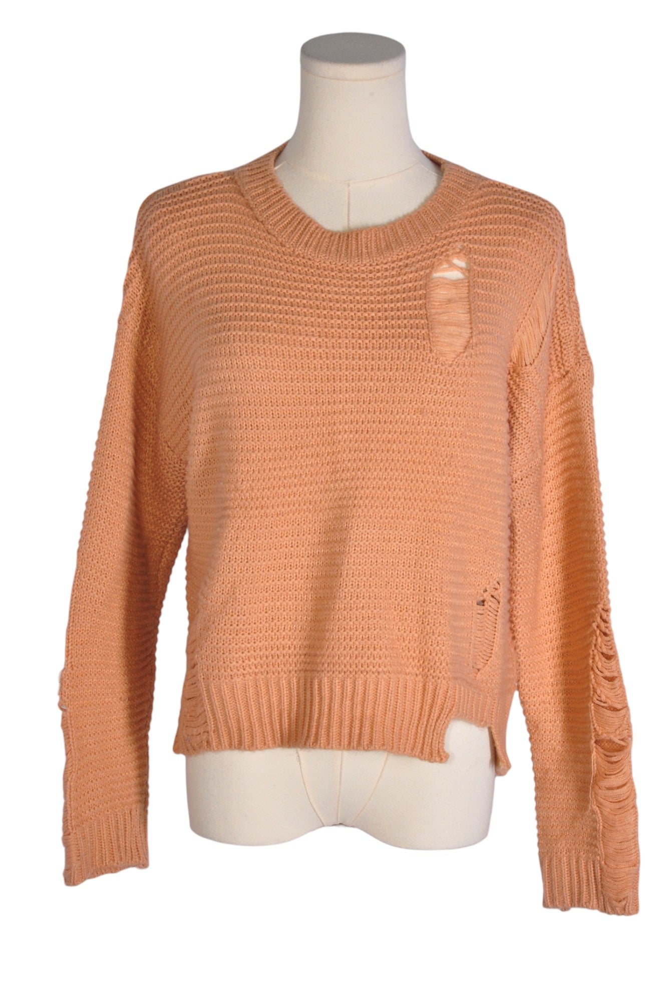 SOLUTION Women Knit Tops Regular fit in Orange - M