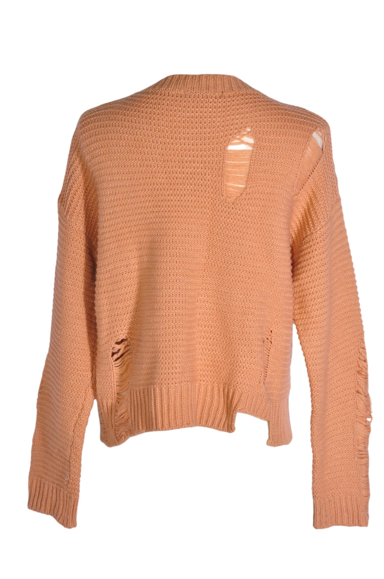 SOLUTION Women Knit Tops Regular fit in Orange - M
