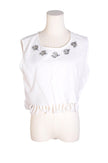 XCEPTION Women Crop Tops Regular fit in White - L