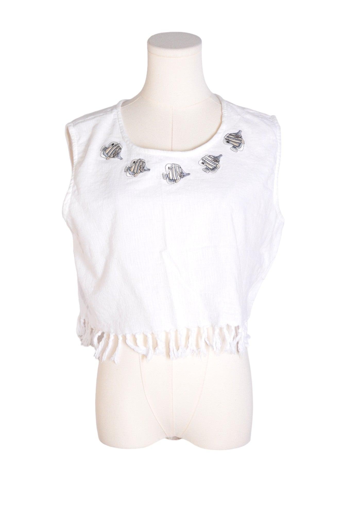 XCEPTION Women Crop Tops Regular fit in White - L