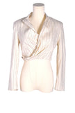 ZARA Women Crop Tops Regular fit in White - M