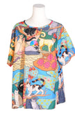UNBRANDED Women T-Shirts Regular fit in Blue - XL