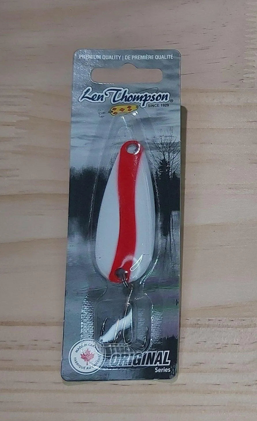 🍁Len Thompson Original Red & White Fishing Spoons