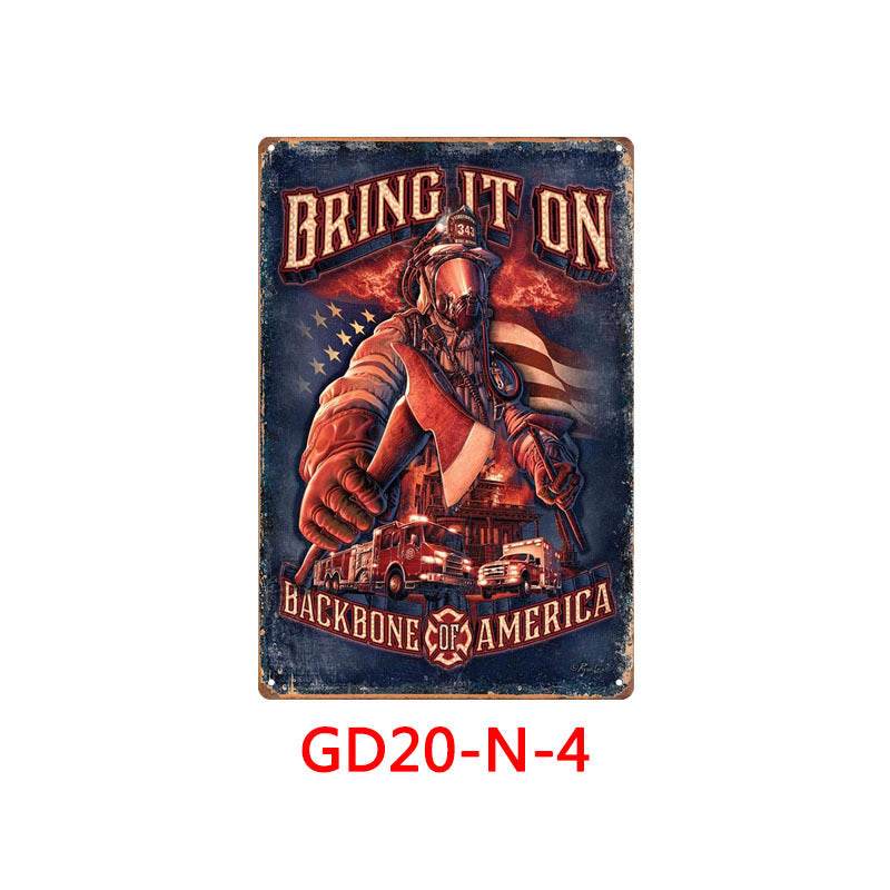 Retro Tin Painting Bar Home KTV Wall Hanging Novelty signs Decor