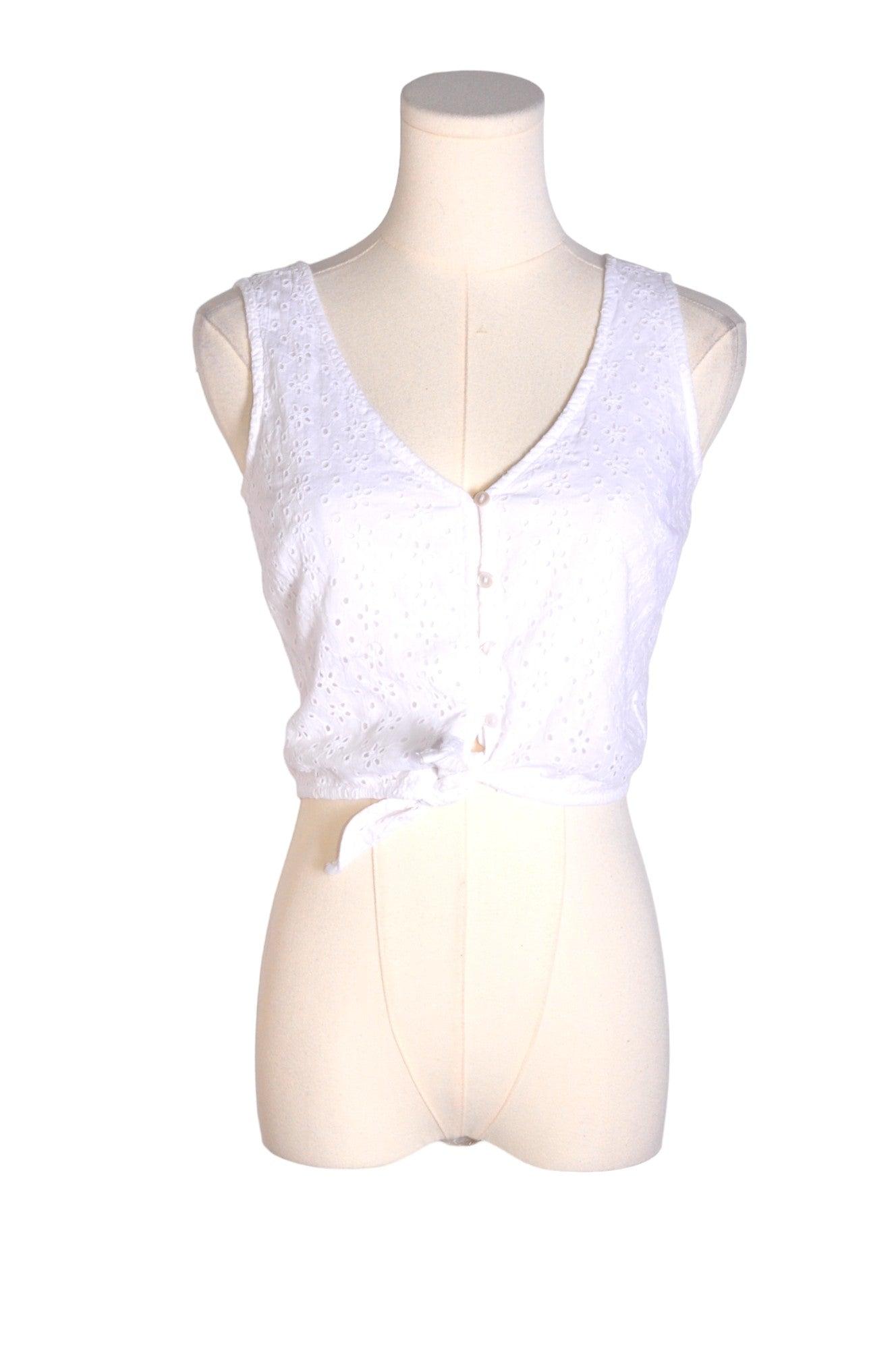 JAPNA Women Crop Tops Regular fit in White - S