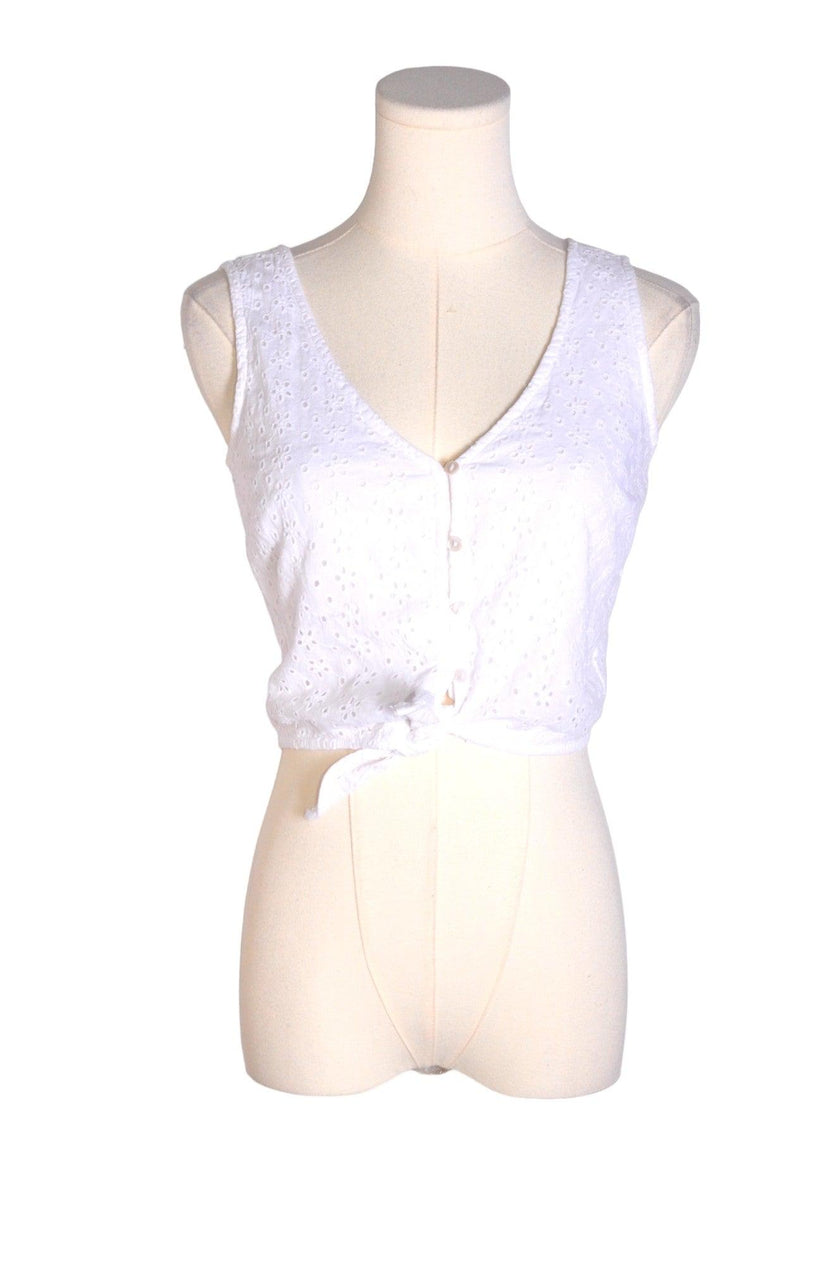 JAPNA Women Crop Tops Regular fit in White - S