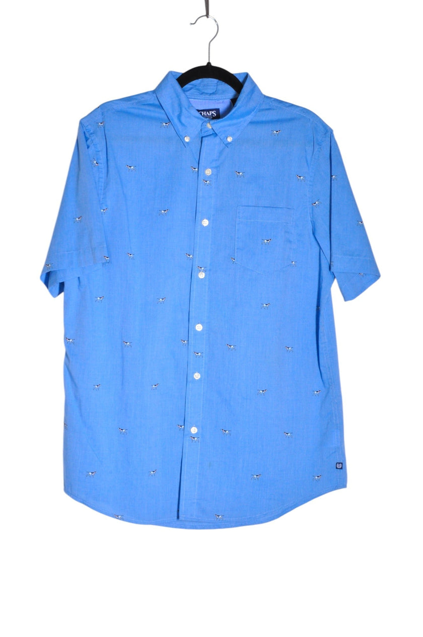 CHAPS Men Button Down Tops Regular fit in Blue - M