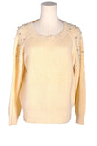 UNBRANDED Women Knit Tops Regular fit in Yellow - L