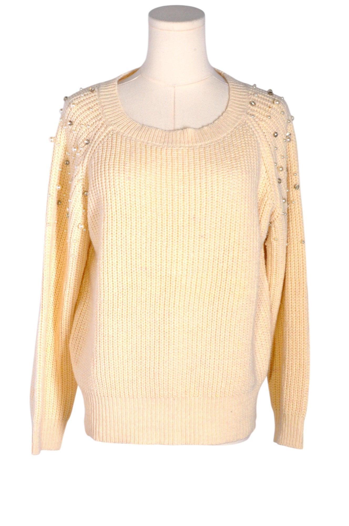 UNBRANDED Women Knit Tops Regular fit in Yellow - L
