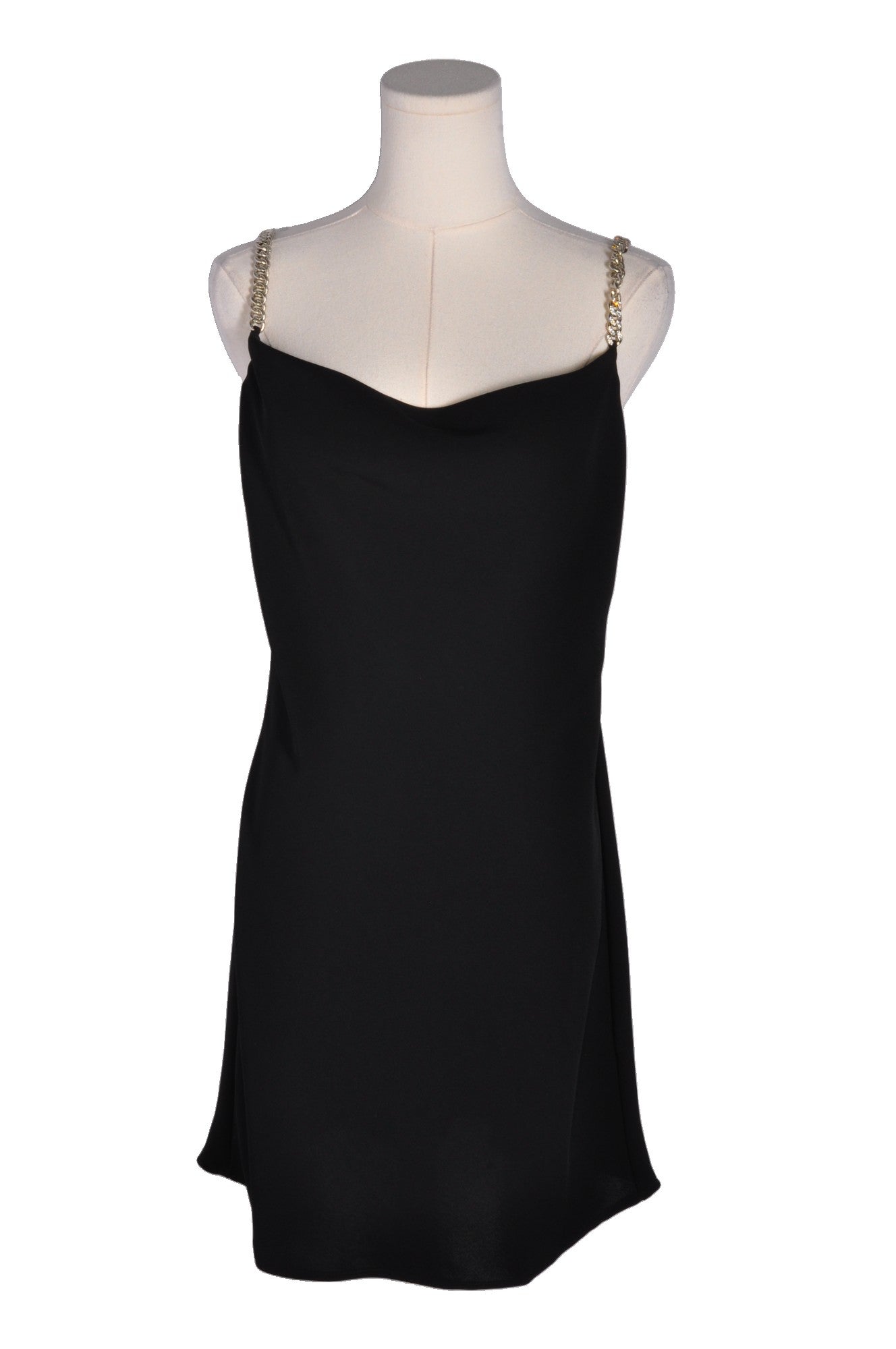 ZARA Women Slip Dresses Regular fit in Black - XS