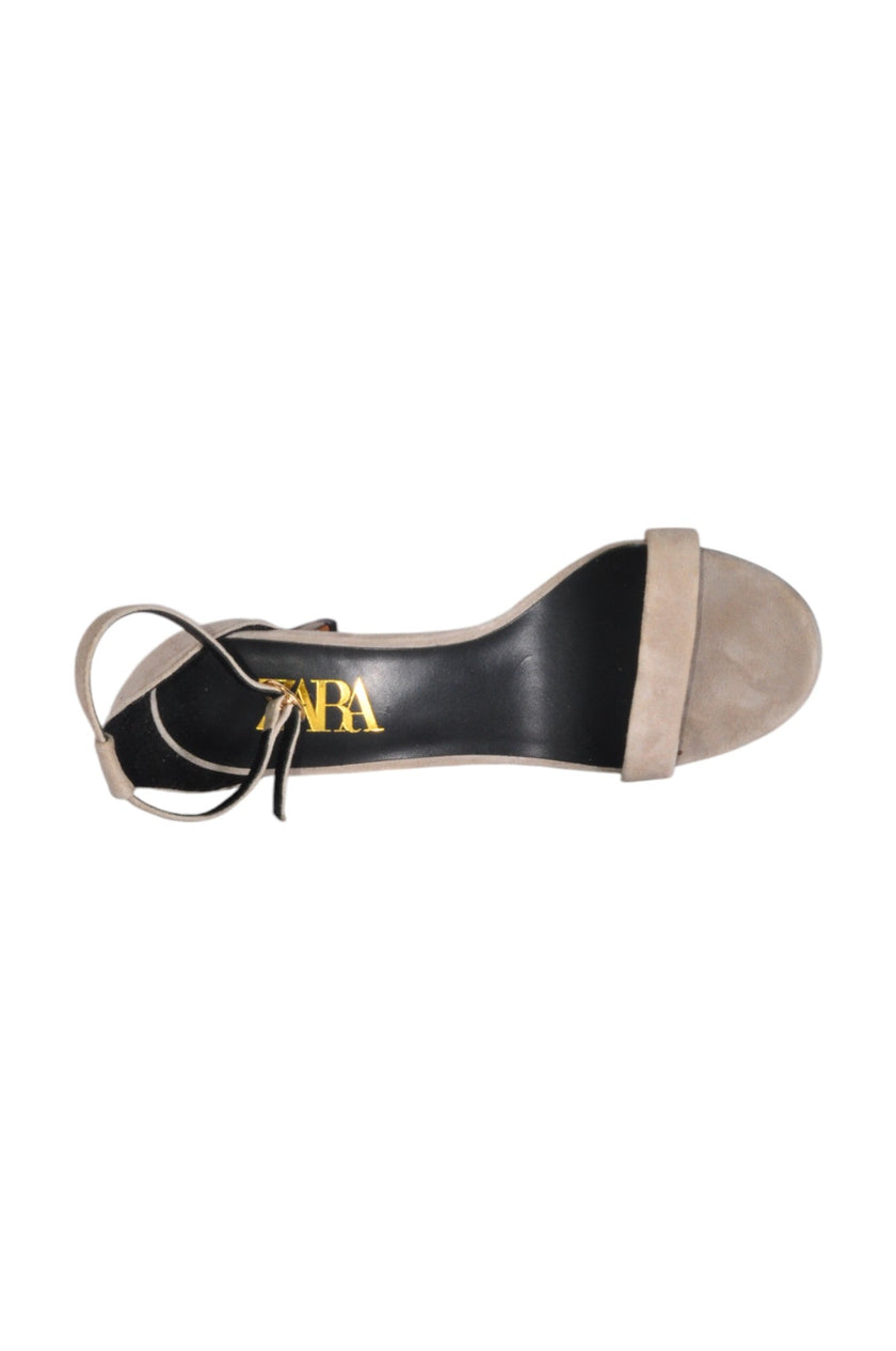 ZARA Women Heels Regular fit in Gray - 40