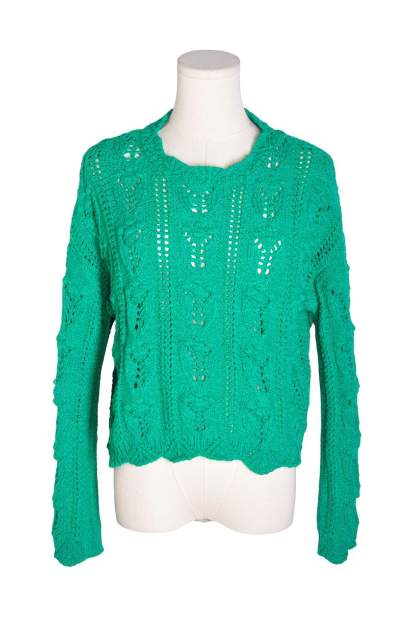 PRIMARK Women Knit Tops Regular fit in Green - M