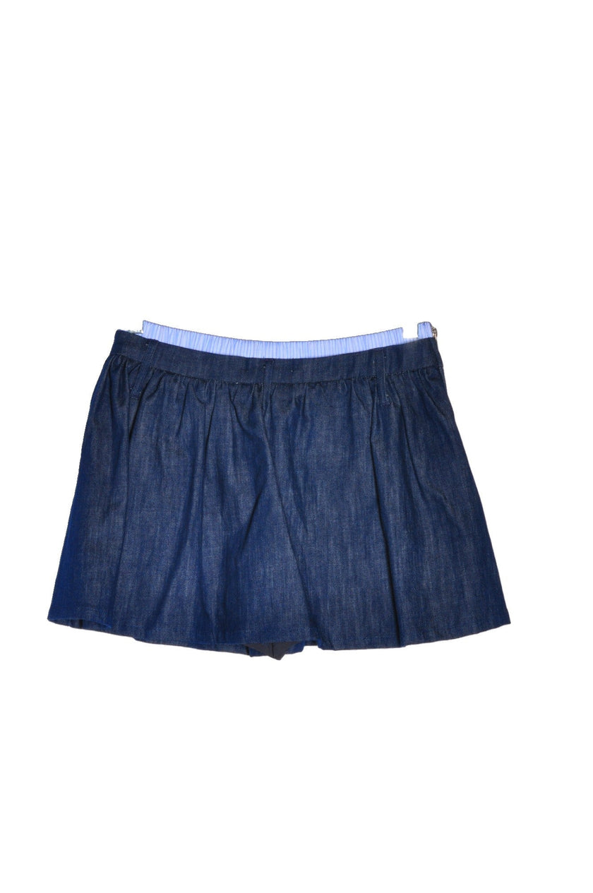 URBAN REVIVO Women Denim Skirts Regular fit in Blue - S