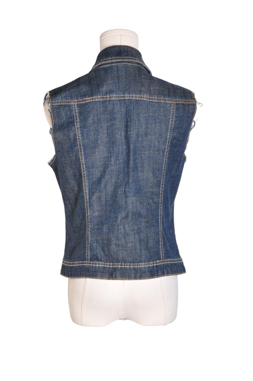 GUESS Women Denim Tops Regular fit in Blue - L