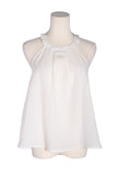 REVAMPED Women Halter Tops Regular fit in White - S