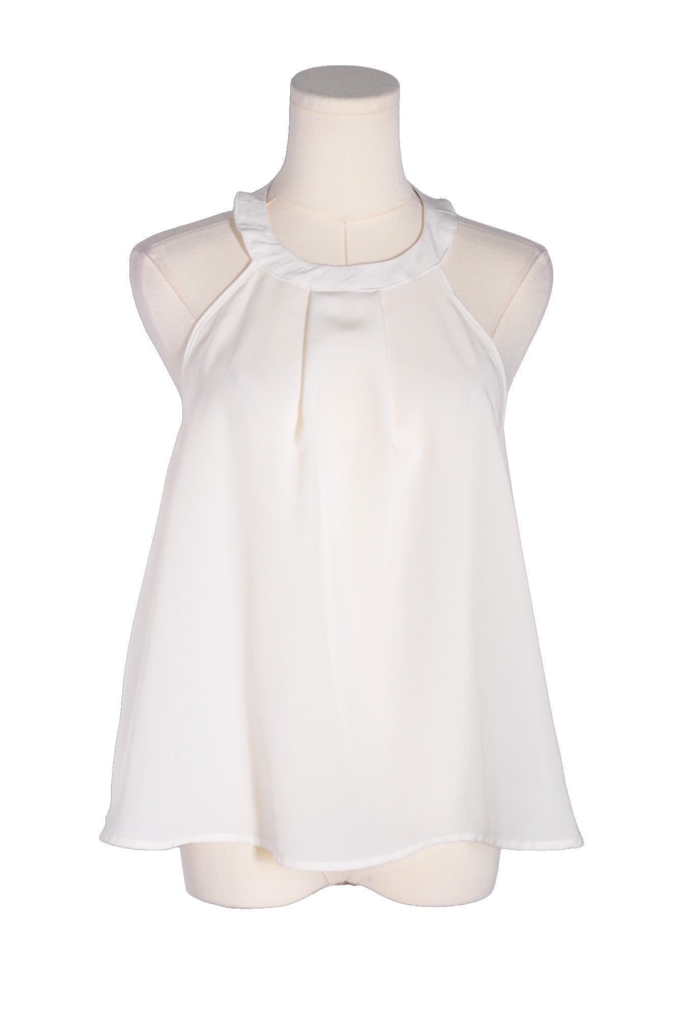 REVAMPED Women Halter Tops Regular fit in White - S