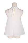 REVAMPED Women Halter Tops Regular fit in White - S