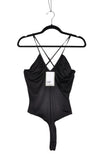 H&M Women Bodysuits Regular fit in Black - M