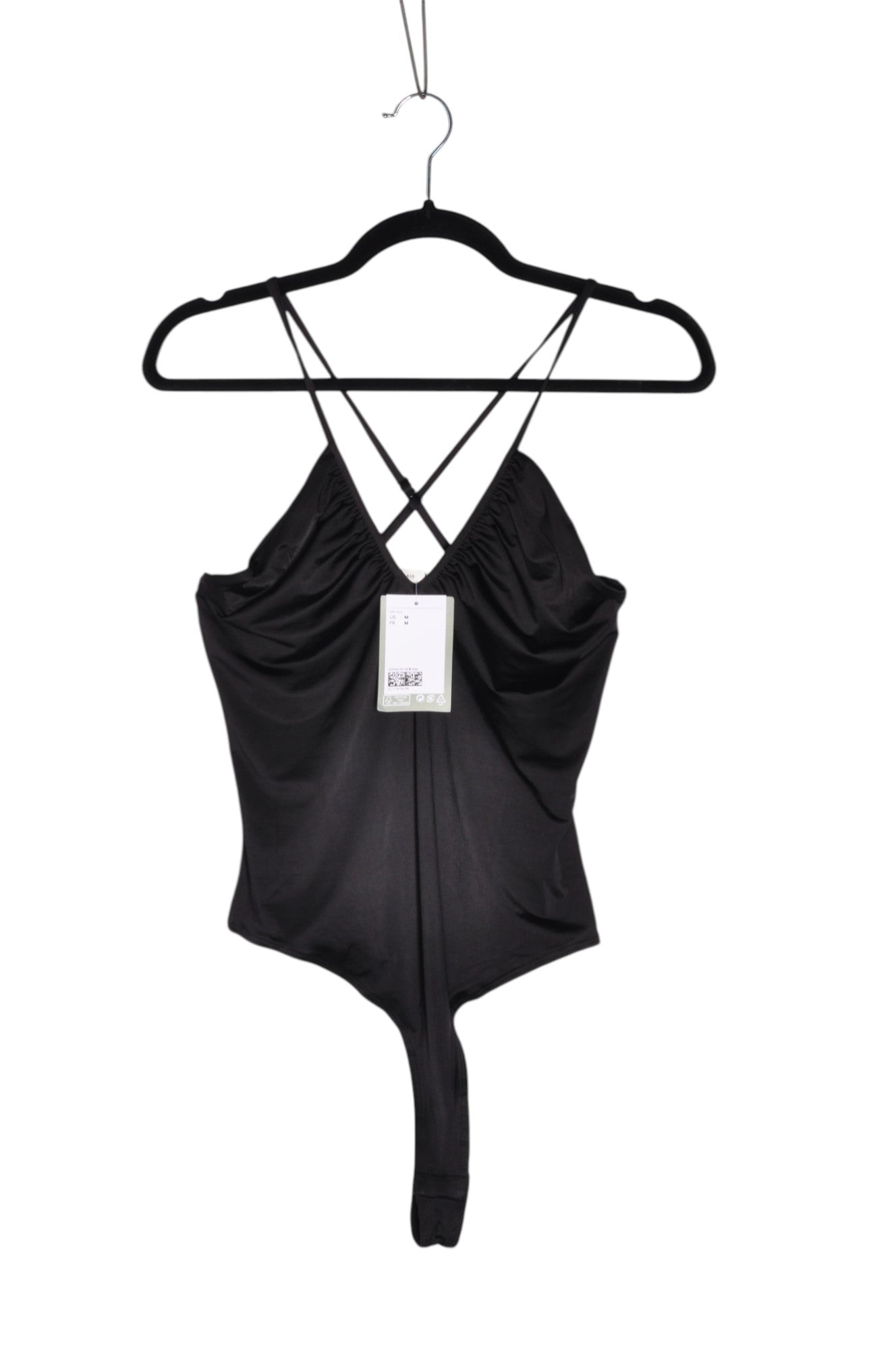 H&M Women Bodysuits Regular fit in Black - M