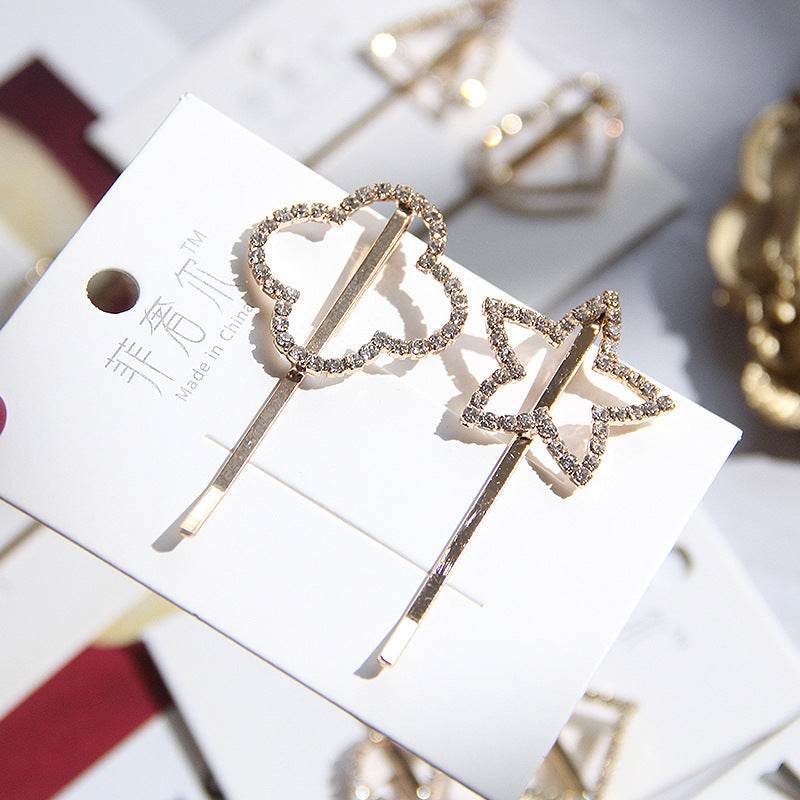 Rhinestone Bling hair clip women