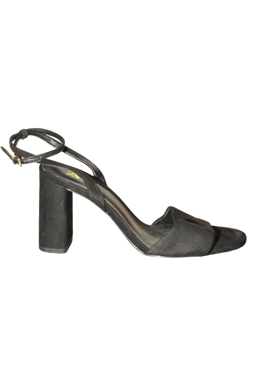 ZARA Women Sandals Regular fit in Black - 37