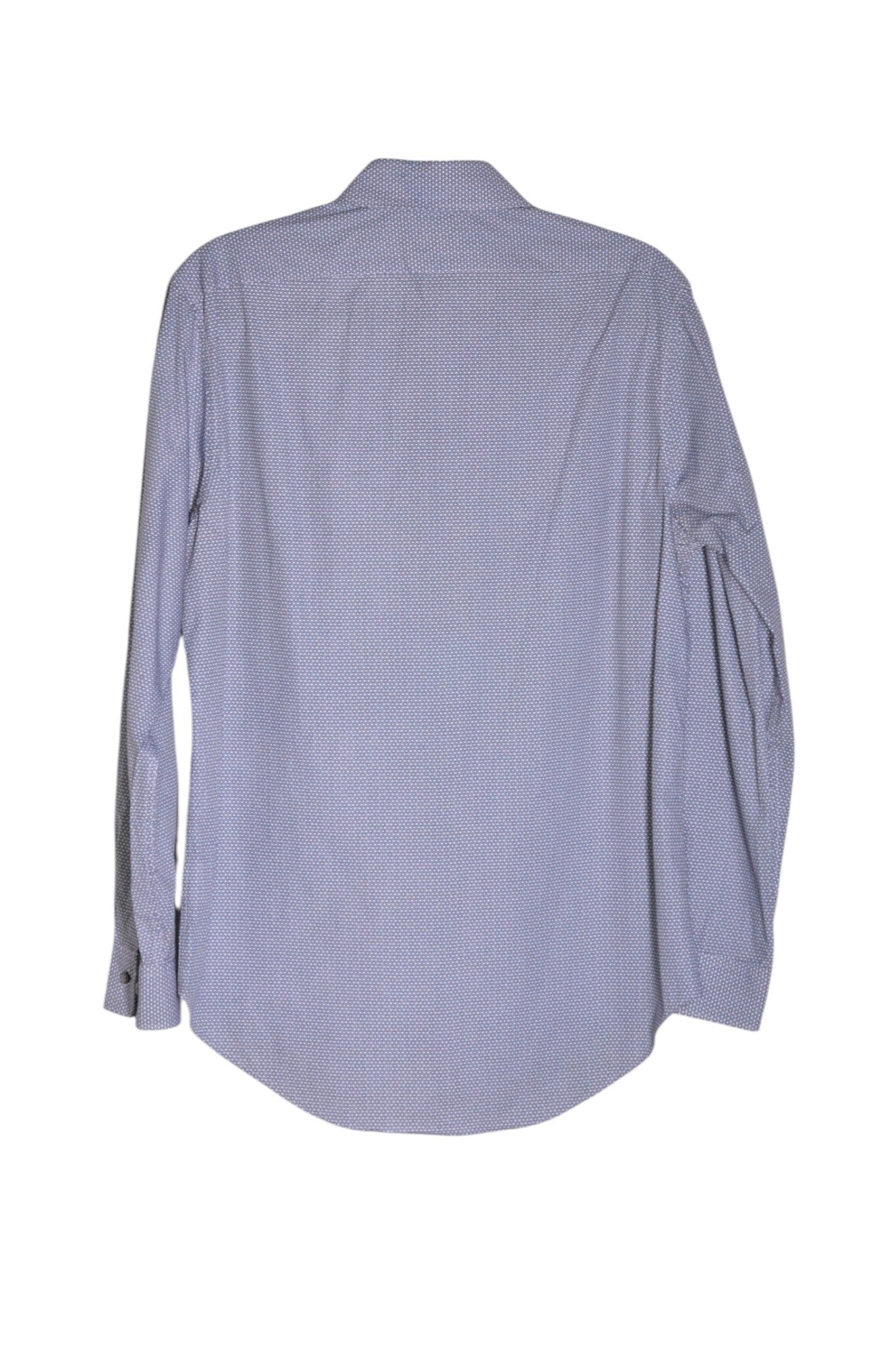 CALVIN KLEIN Men Button Down Tops Regular fit in Gray - L