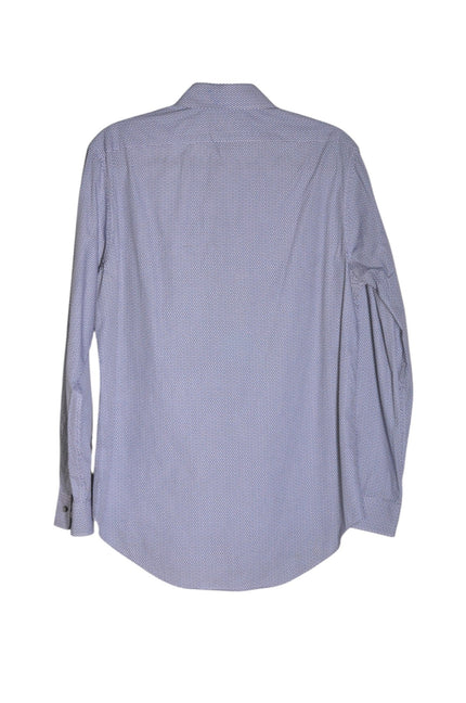 CALVIN KLEIN Men Button Down Tops Regular fit in Gray - L