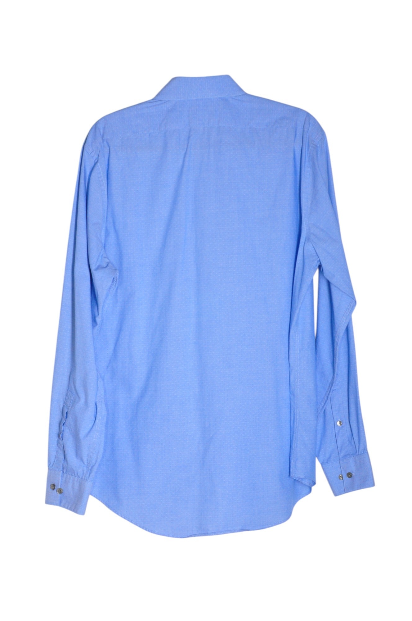 CALVIN KLEIN Men Button Down Tops Regular fit in Blue - L