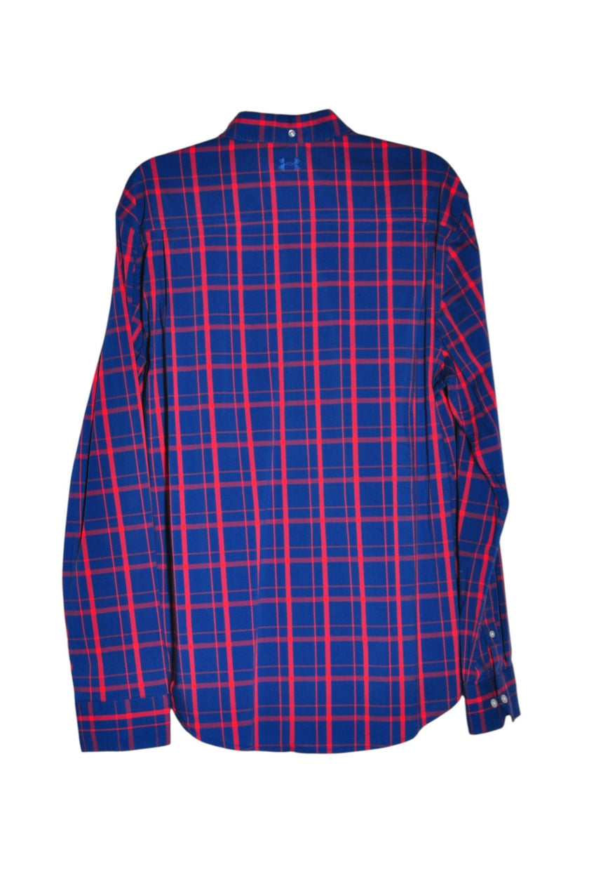 UNDER ARMOUR Men Button Down Tops Regular fit in Blue - XL