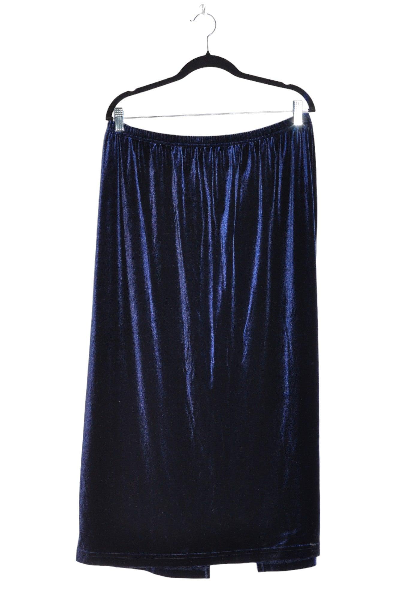 UNBRANDED Women Casual Skirts Regular fit in Blue - 2X