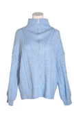 LITTLE LIES Women Turtleneck Tops Regular fit in Blue - L