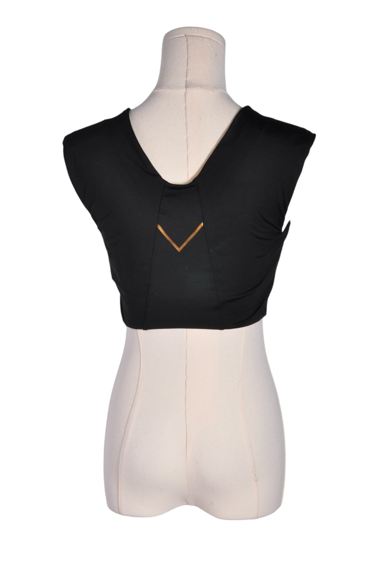 KINELYTE Women Crop Tops Regular fit in Black - M