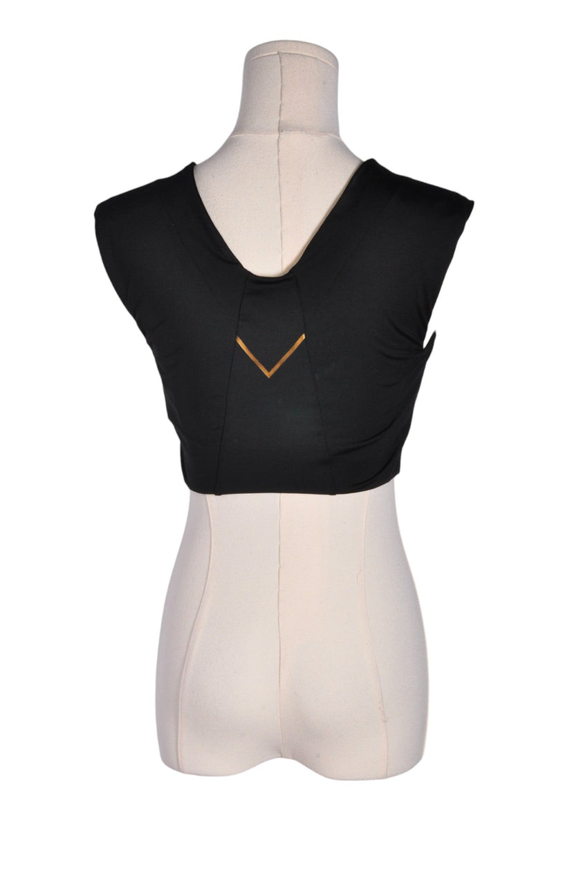 KINELYTE Women Crop Tops Regular fit in Black - M
