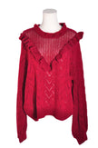 H&M Women Knit Tops Regular fit in Red - XL