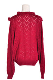 H&M Women Knit Tops Regular fit in Red - XL