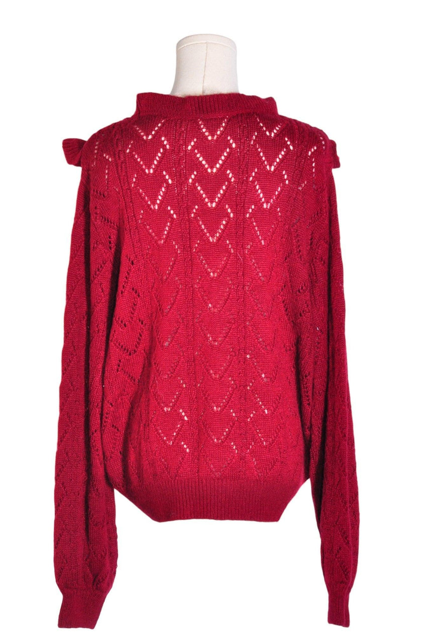 H&M Women Knit Tops Regular fit in Red - XL