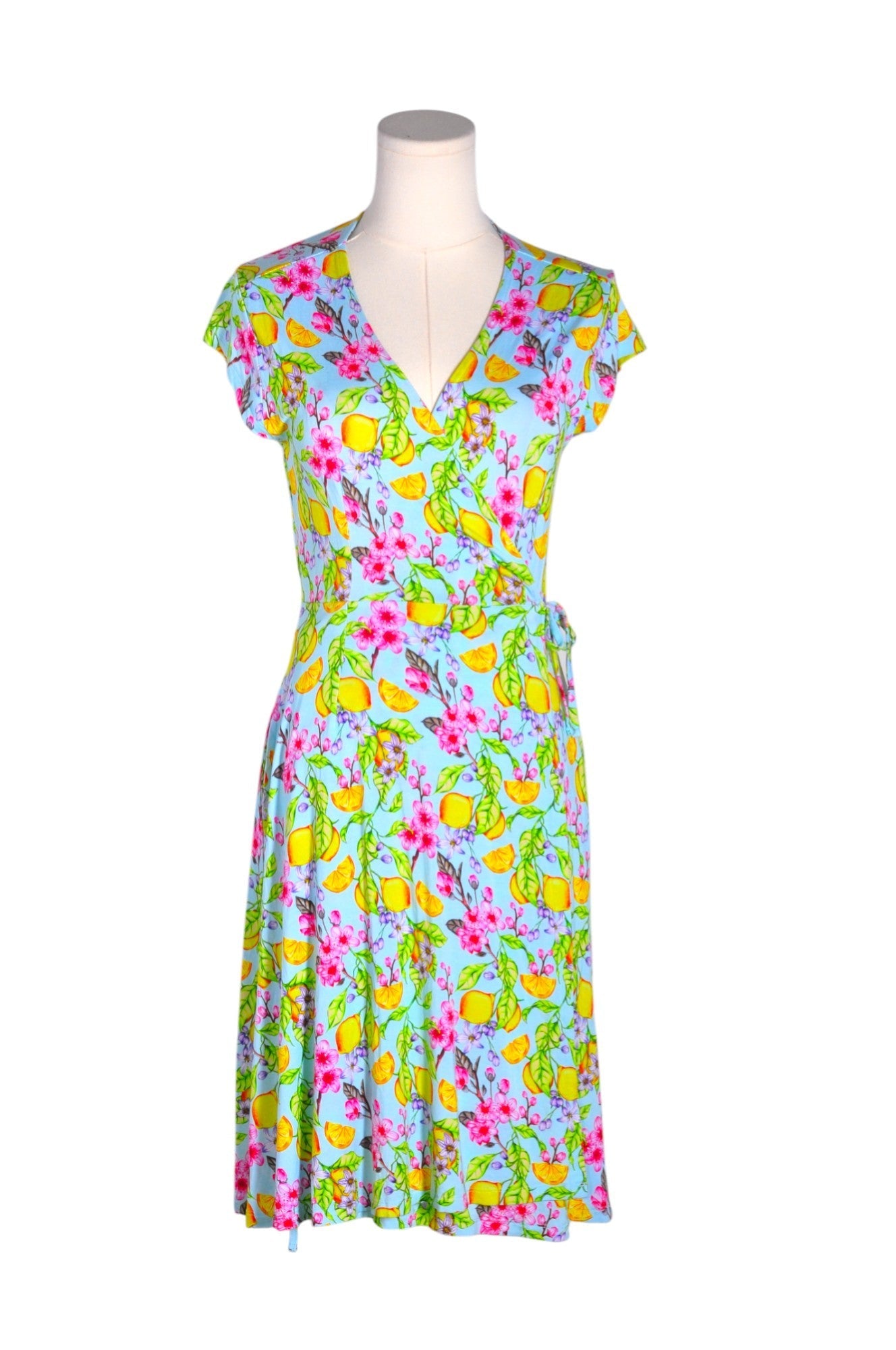 UNBRANDED Women Wrap Dresses Regular fit in Green - S