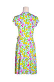 UNBRANDED Women Wrap Dresses Regular fit in Green - S