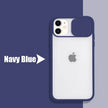 Frosted frame lens Silicone phone case