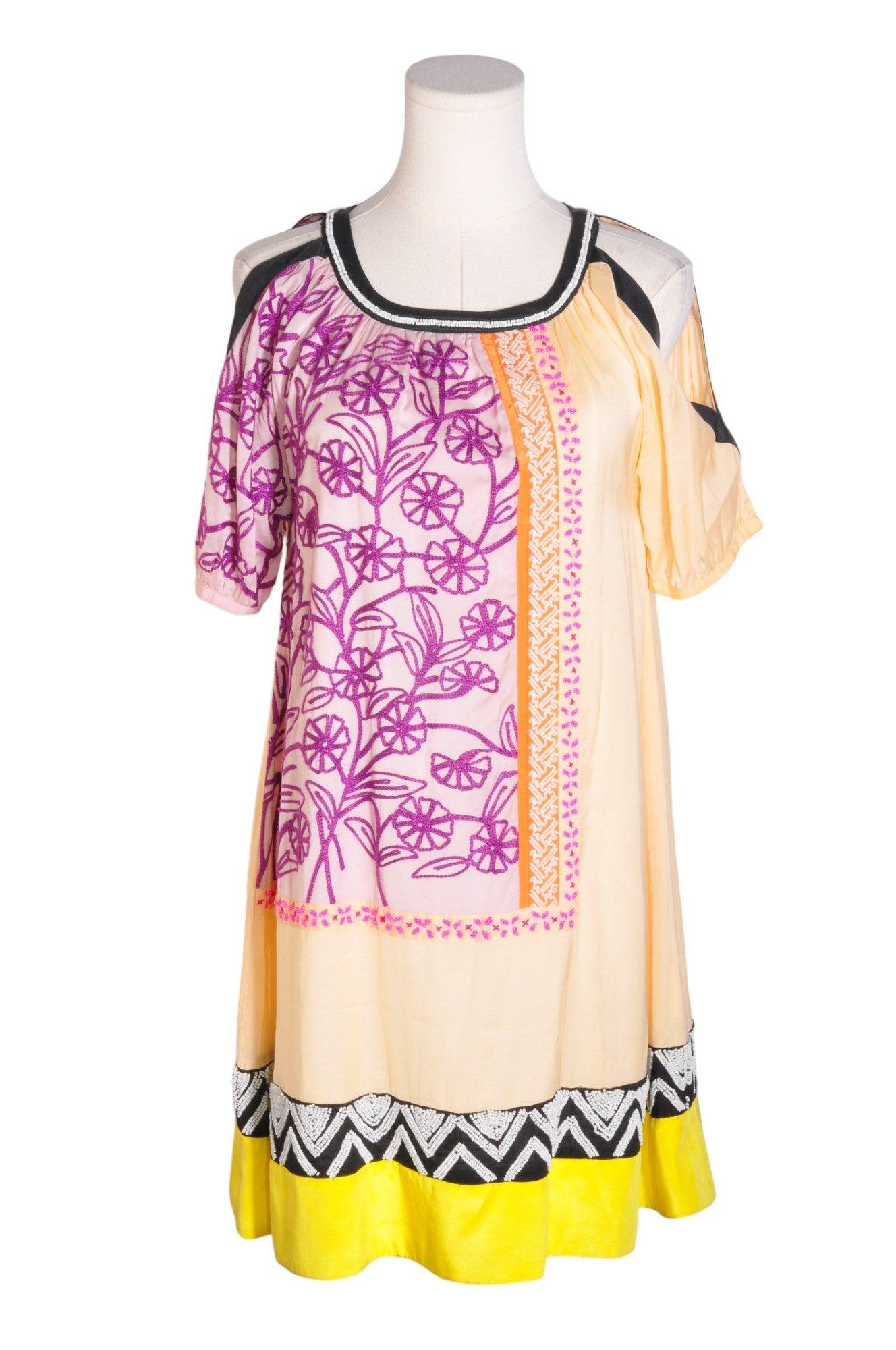 UNBRANDED Women Drop Waist Dresses Regular fit in Beige - 0
