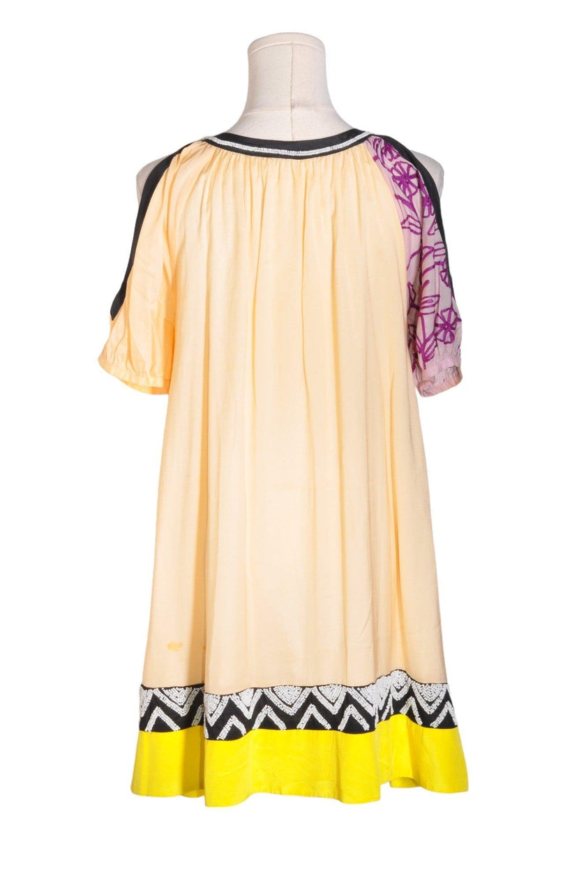 UNBRANDED Women Drop Waist Dresses Regular fit in Beige - 0