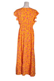 UNBRANDED Women Maxi Dresses Regular fit in Orange - XL