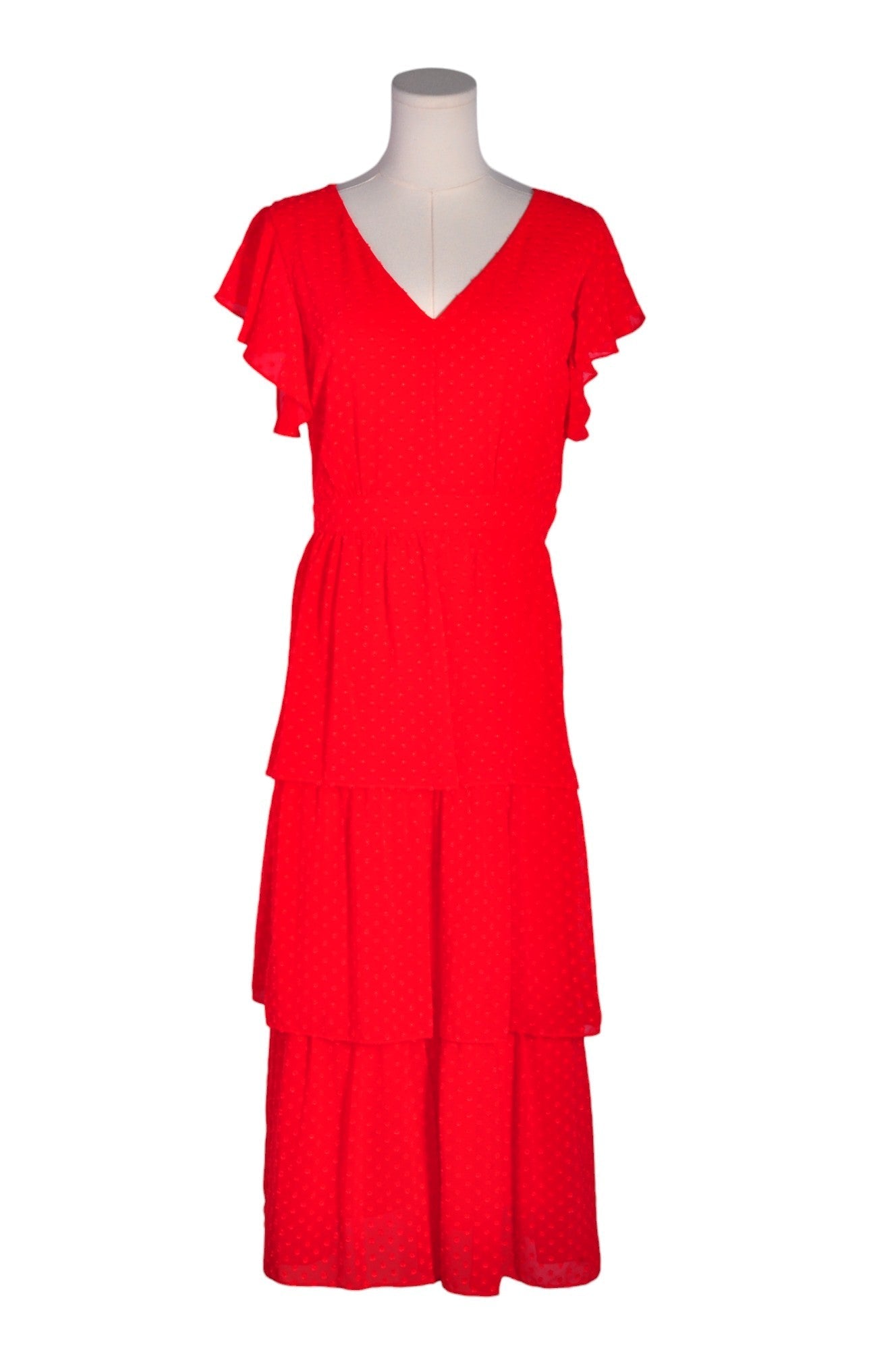 UNBRANDED Women Maxi Dresses Regular fit in Red - M