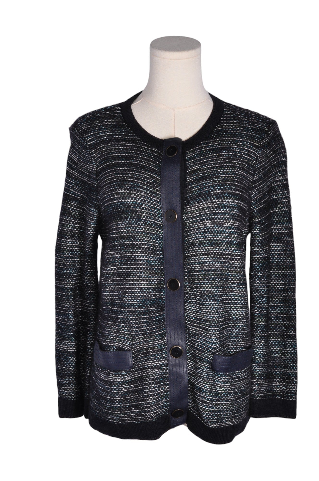 JONES NEW YORK Women Cardigans Regular fit in Blue - M