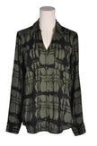EXPRESS Women Button Down Tops Regular fit in Green - S