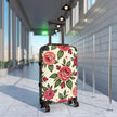 Rose Print Suitcase – Vintage Floral Carry-On Luggage