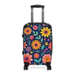 Floral Carry-On Suitcase — Bright Daisy Travel Luggage