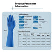 Cleanroom Nitrile Gloves 15 Pairs – Thickened Disposable Gloves for Lab, Electronics & Industry