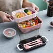 Insulated Stainless Steel Double-Layer Lunch Box for Work & School