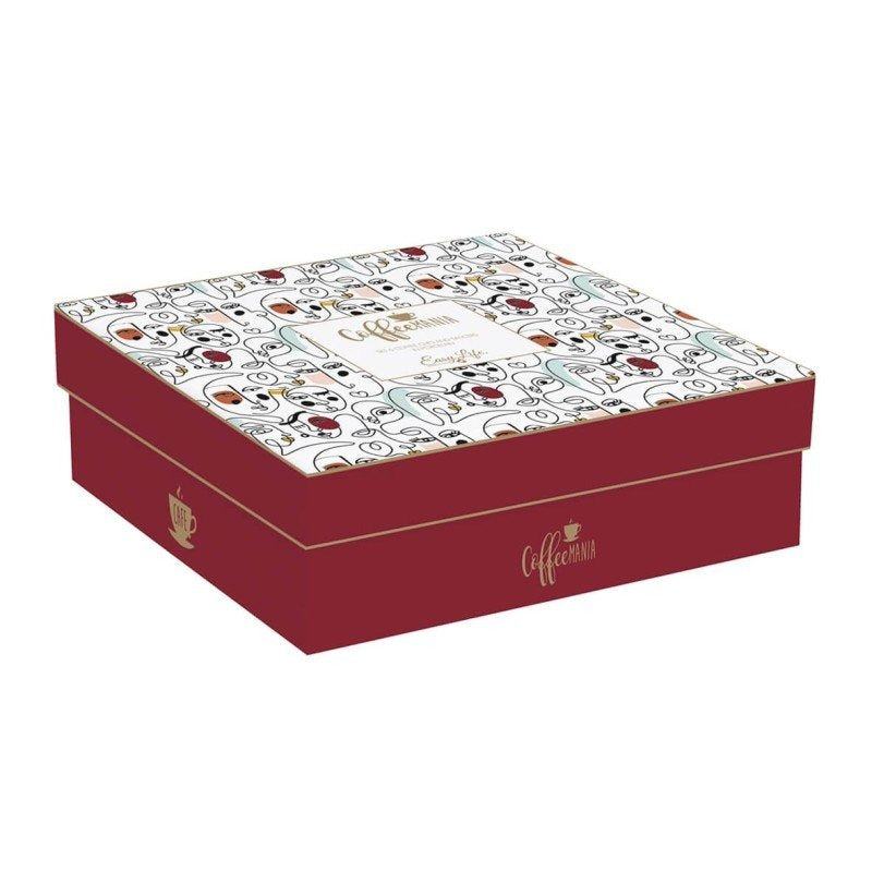 STUDIO-1811 - Ensemble de 6 tasses à expresso et soucoupes Modernism 100ml (3.4oz)